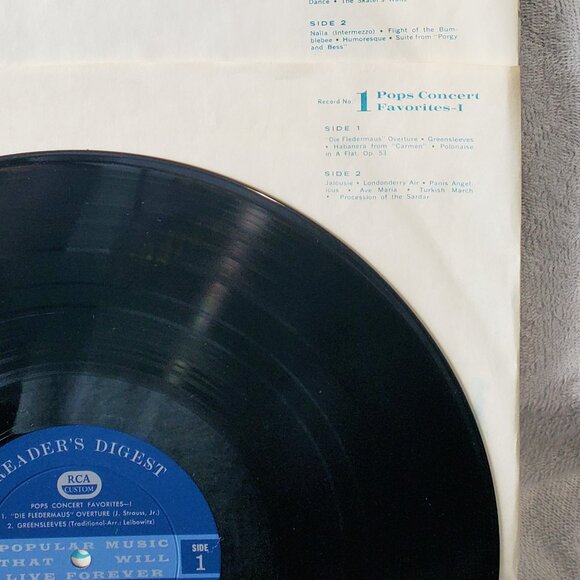READER'S DIGEST "Popular Music That Will Live Forever" TEN 12" Vinyl LP- Box Set - Picture 10 of 14